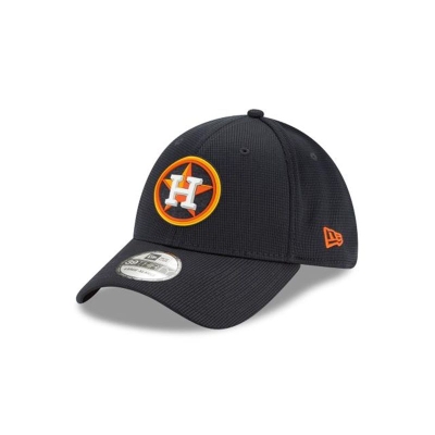 Houston Astros Gorra | New Era MLB Clubhouse Collection 39thirty Stretch Fit Cap Mexico - Azules